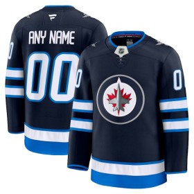 Maillot de Hockey Winnipeg Jets Personnaliser Fanatics Premium 2024-25 Navy Domicile - Homme